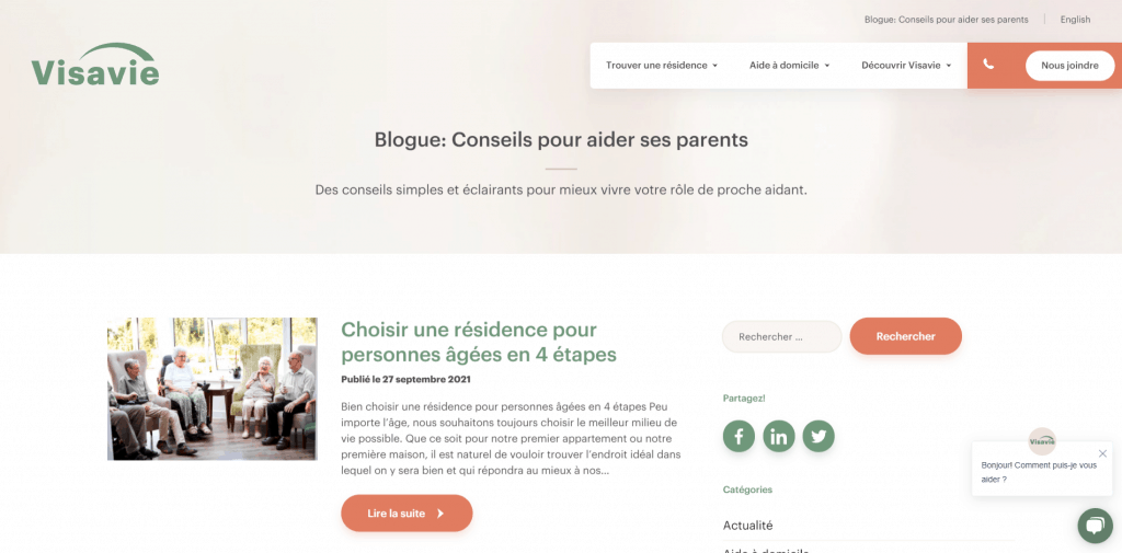 Blogue de Visavie